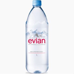 evian jevian mineralnaja voda bez gaza 1.0 l