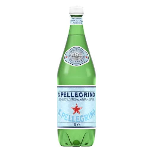 S.Pellegrino, минеральная вода газированная, 1.0 л