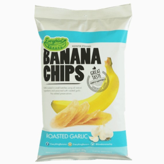 everything banana chips obzharennyj chesnok 80 g