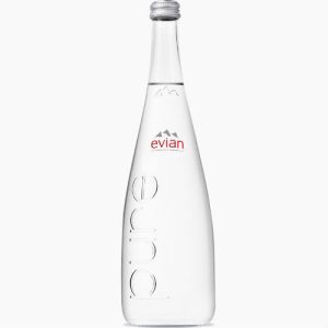 Вода Evian, без газа, 0.75 л (Стекло)