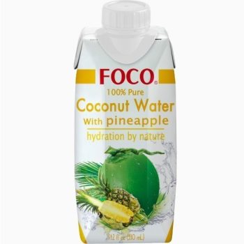 foco kokosovaja voda s sokom ananasa 0 33 l