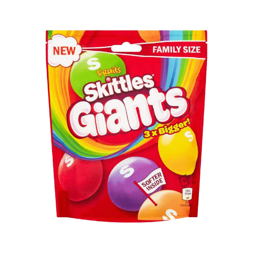 konfety skittles fruits giants 170 g