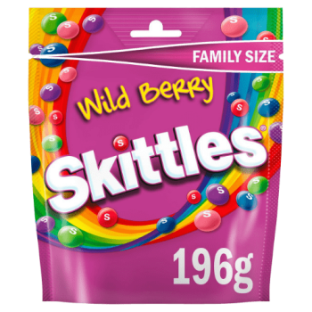konfety skittles wild berry giants 196 g