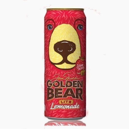 napitok arizona golden bear lite lemonade strawberry klubnika 0 68 l