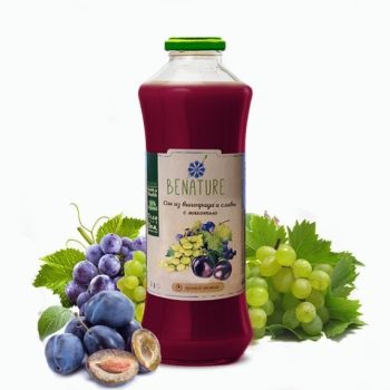 sok benature vinogradno slivovyj s myakotyu 0 75 l
