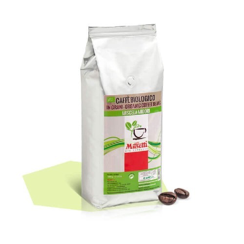 kofe v zernah musetti organic midori 1.0 kg