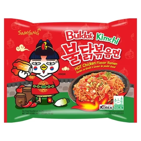 lapsha samyang hot chicken flavour ramen buldak kimchi 135 g
