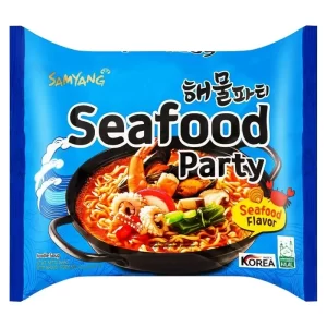 Лапша Samyang Seafood Party Ramen (морепродукты), 125 г
