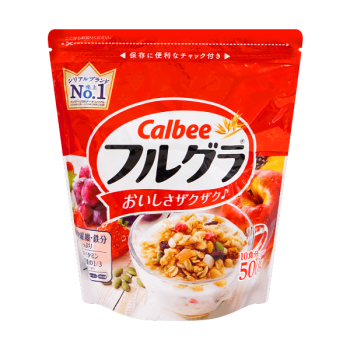 granola calbee frugra yagodami i fruktami 500 g