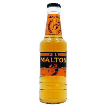 bezalkogolnyj solodovyj napitok malton peach malt drink 250 ml.
