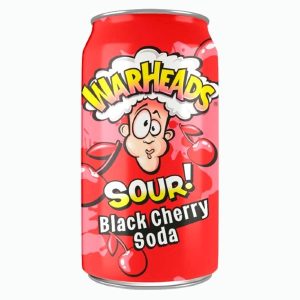 Газированный напиток Warheads Sour! Black Cherry Soda, 355 мл