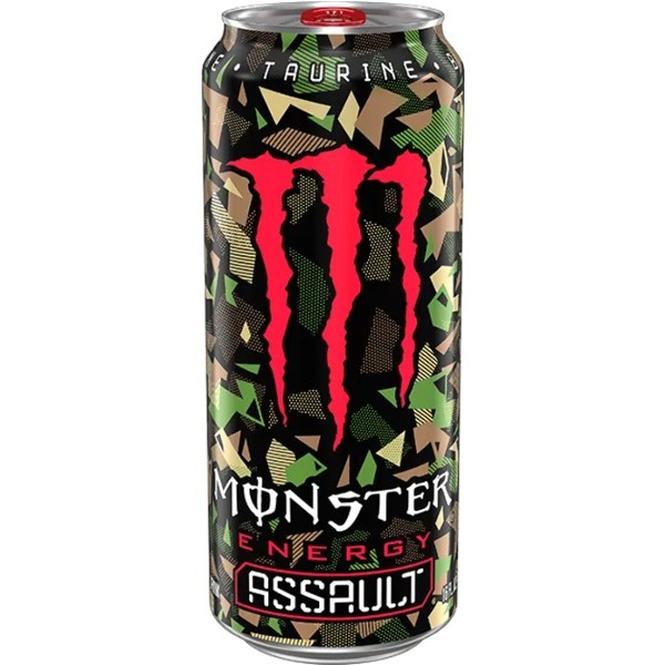 Энергетический напиток Monster Energy Assault, 500 мл