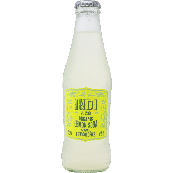 indi organic lemon soda