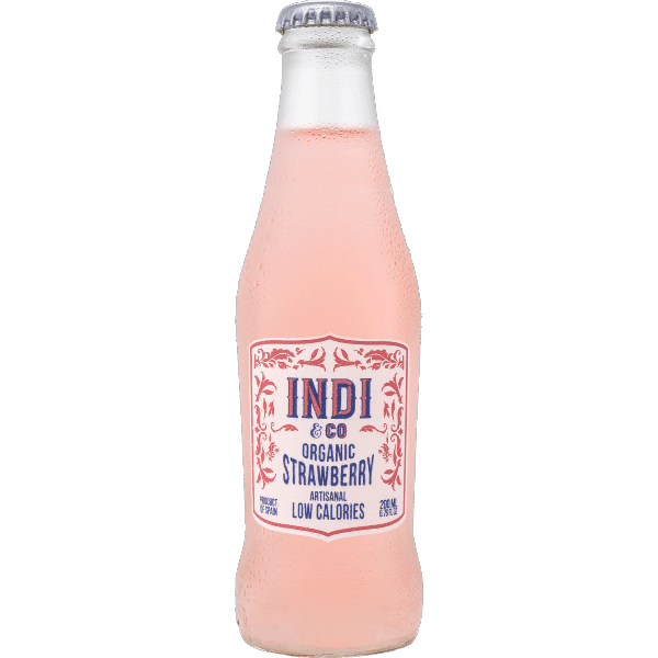 indi organic strawberry tonic water