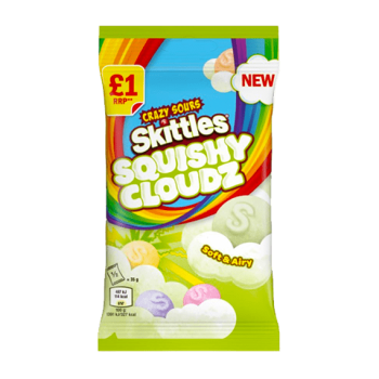 konfety skittles squishy cloud pouch sour 70 g.