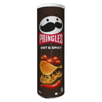 chipsy pringles hot spicy 165 g
