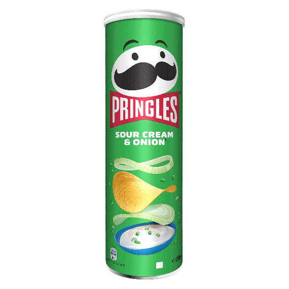 chipsy pringles sour cream and onion 165 g