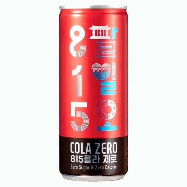 Газированный напиток Woongjin 815 Cola Zero, 250 мл