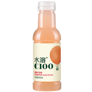 Сокосодержащий напиток Nongfu Spring C100 Красный грейпфрут, 445 мл