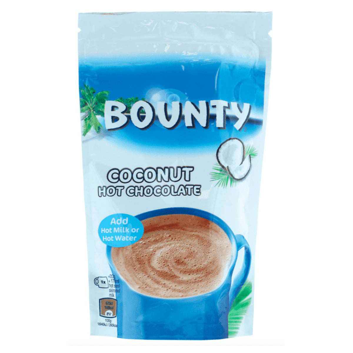 bounty coconut hot chocolate