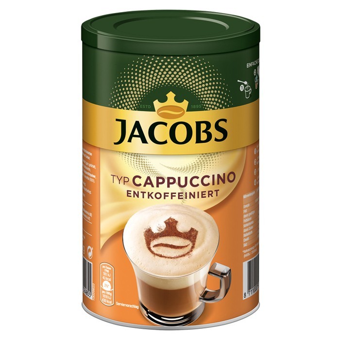 jacobs cappuccino bez kofeina