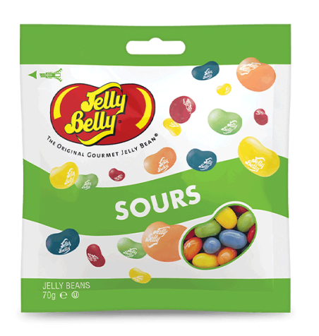 zhevatelnye konfety jelly belly kisloe assorti 70 g