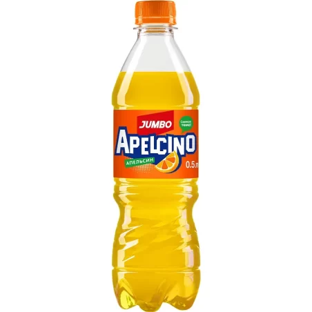Газированный напиток Jumbo Apelcino, апельсин, 500 мл (ПЭТ)