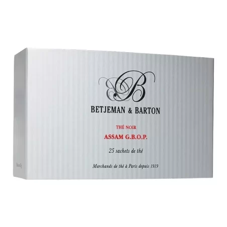 Черный чай Betjeman & Barton Assam GBOP, 25 саше
