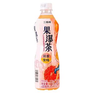 Холодный чай улун Suntory Passion Fruit Grapefruit Oolong Tea со вкусом маракуйи и грейпфрута, 500 мл