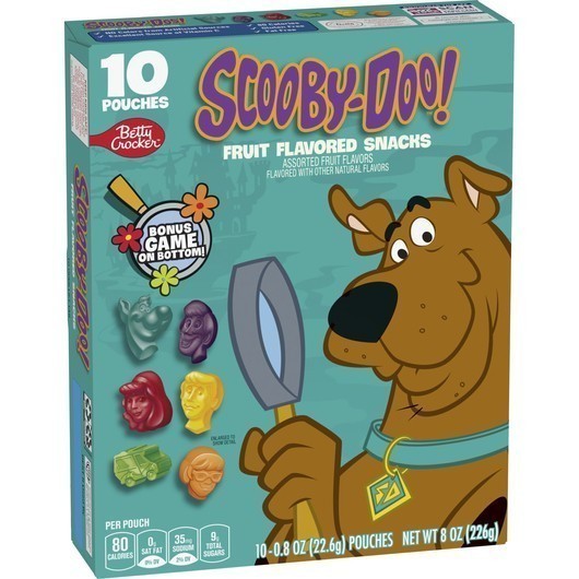 Снек Betty Crocker Scooby Doo с фруктовым вкусом, 226 г