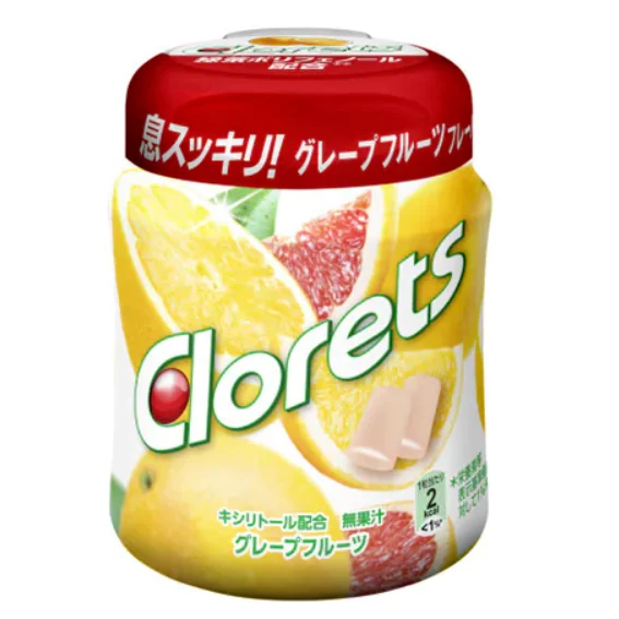 Жевательная резинка Clorets XP Grapefruit Mint со вкусом грейпфрута и мяты, 140 г