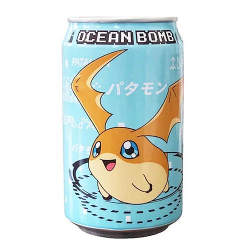 Лимонад Ocean Bomb Digimon Patamon со вкусом лимона, 330 мл