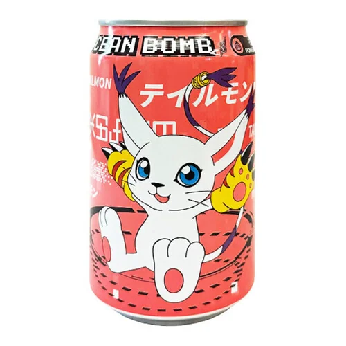 Лимонад Ocean Bomb Digimon Tailmon со вкусом граната, 330 мл