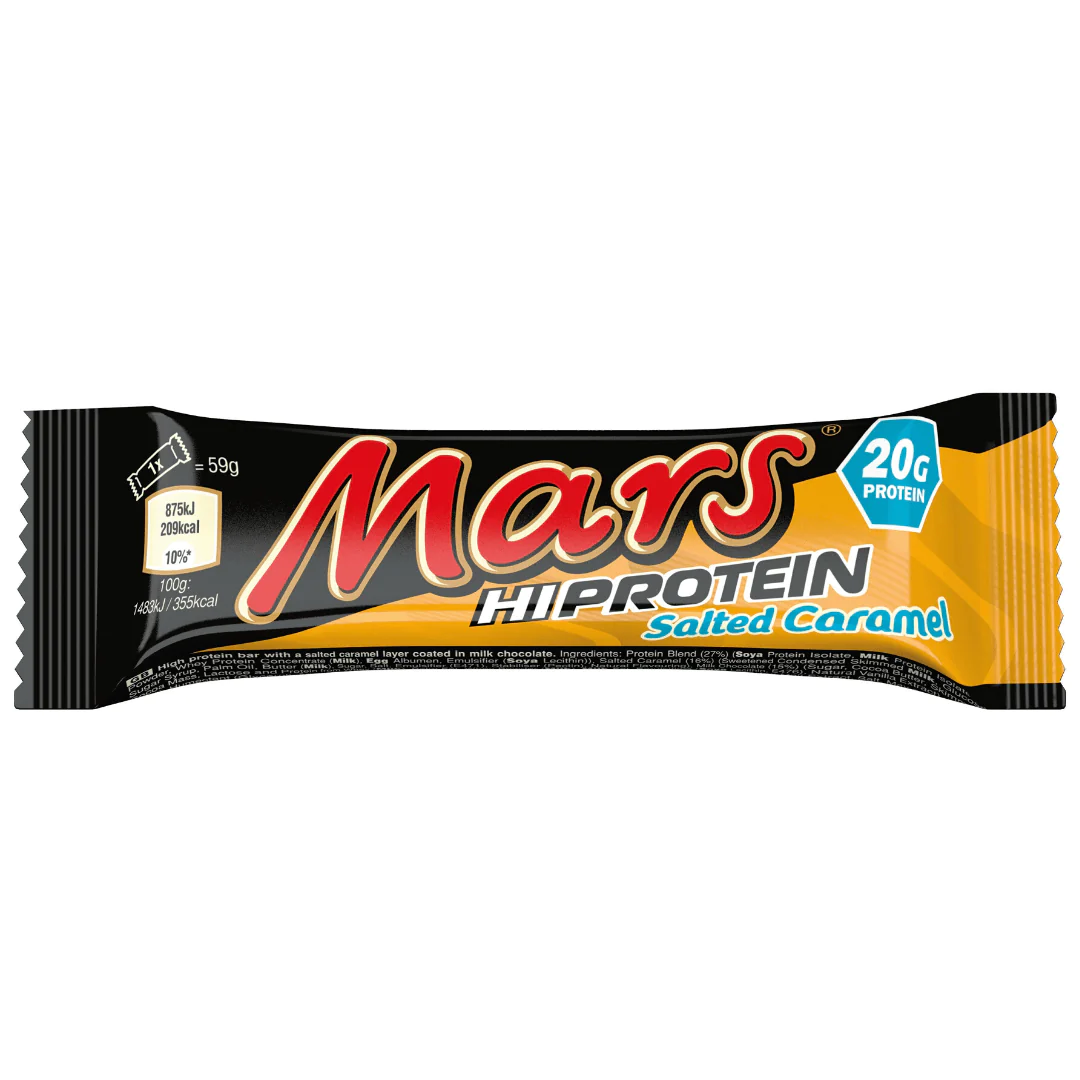 Протеиновый батончик Mars Salted Caramel High Protein со вкусом соленой карамели, 59 г