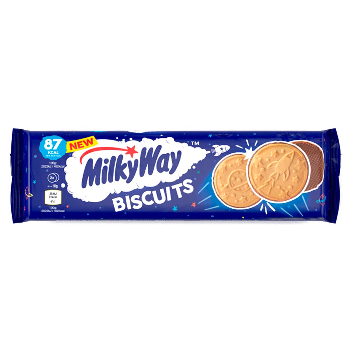 Печенье Milky Way Biscuits с молочным шоколадом, 108 г