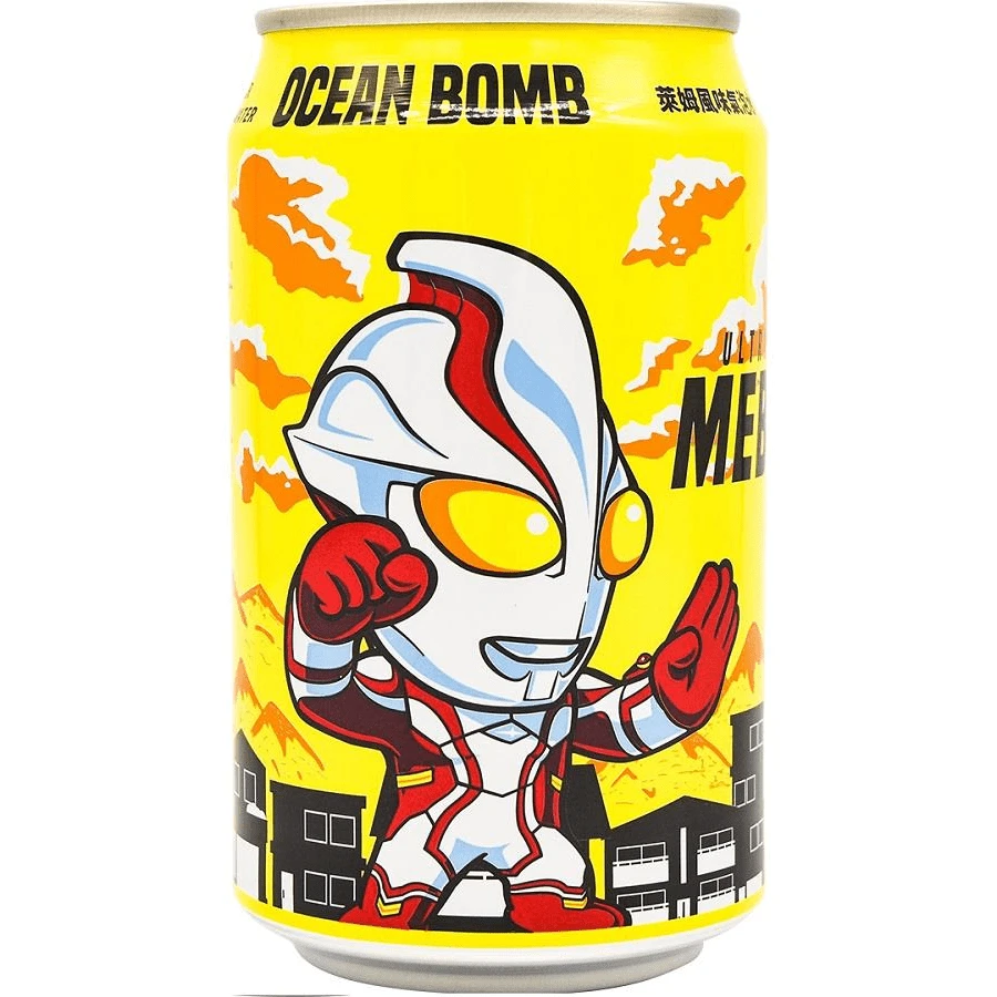 Лимонад Ocean Bomb Ultraman Mebius Lime, 330 мл