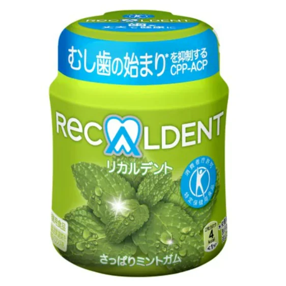 Жевательная резинка Recaldent Refreshing Mint со вкусом мяты, 154 г