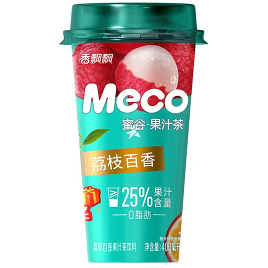 Холодный фруктовый чай Meco со вкусом личи, 400 мл