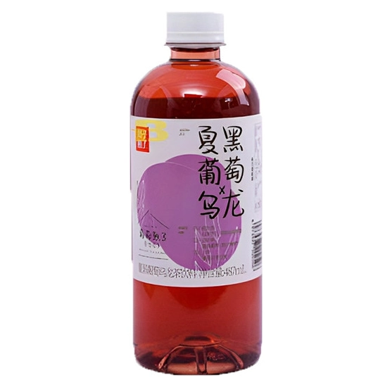 Холодный чай Улун со вкусом черного винограда, 487 мл