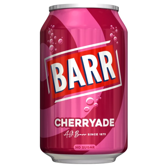 Газированный напиток Barr Cherryade, без сахара, 0.33 л