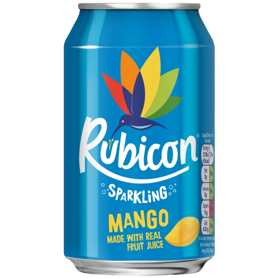 Газированный напиток Rubicon Mango со вкусом манго, 0.33 л