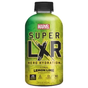Холодный чай AriZona Marvel SUPER LXR со вкусом лимона и лайма, 473мл